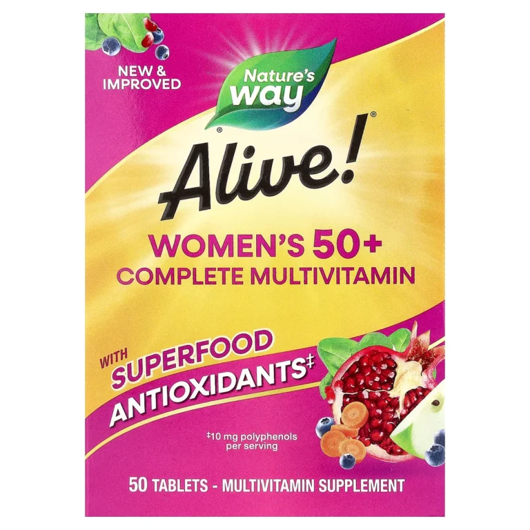 Alive! Women’s Energy Complete Multivitamin – 50 Tablets – Nature’s Way - Comptoir Nutrition