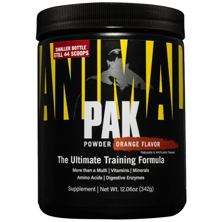 Animal Pak Powder – 342 g Orange flavor – Universal Nutrition - Comptoir Nutrition
