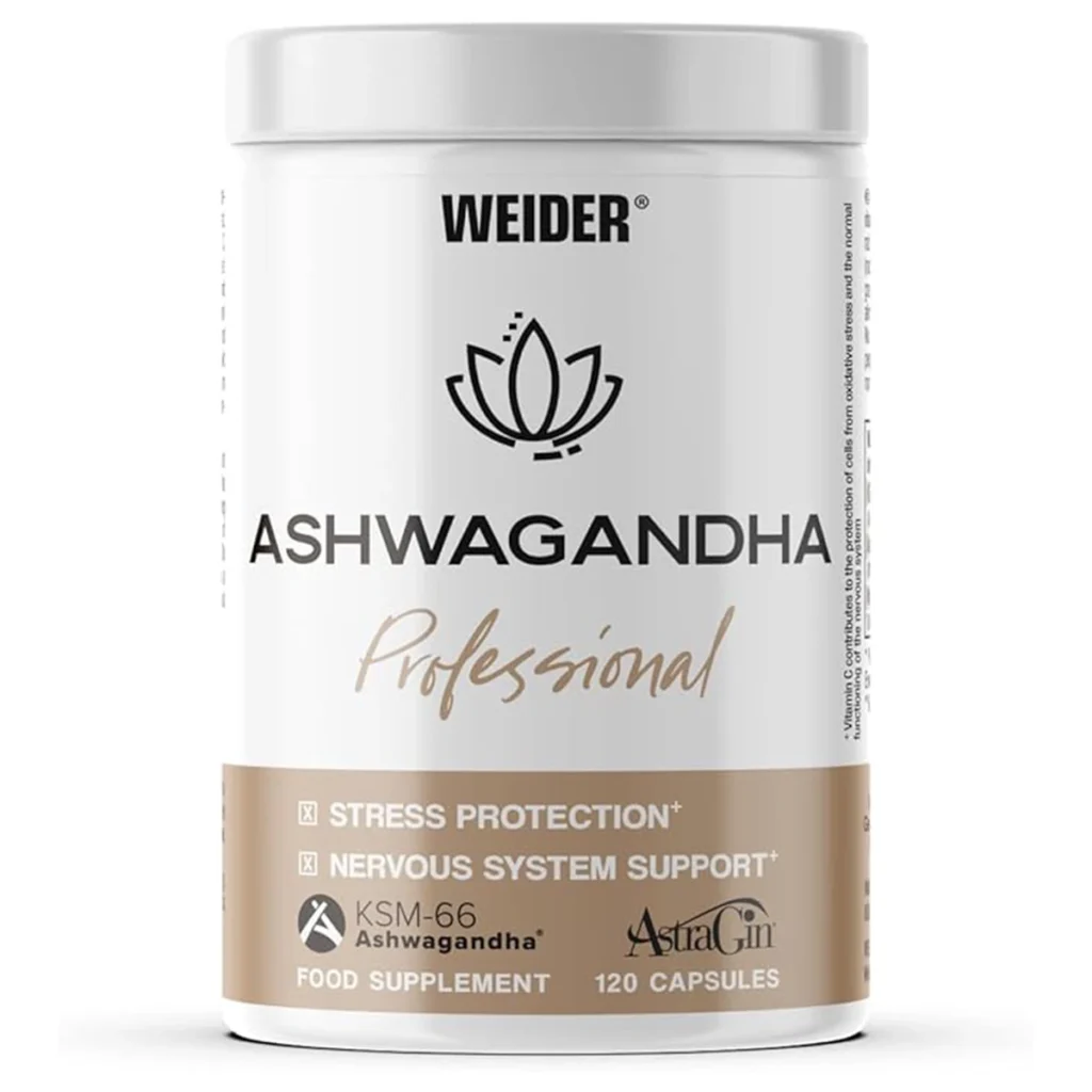 Ashwagandha KSM-66 – 600 mg – 120 Capsules – Weider - Comptoir Nutrition
